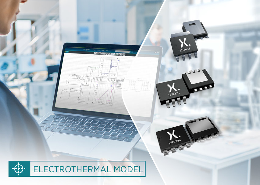 Advanced Electrothermal models from Nexperia cover entire MOSFET operating temperature range